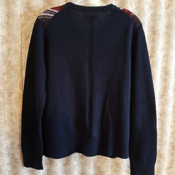 Plaid front cardigan Large Ann Taylor - Picture 3 of 6